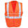 Orange High Visibility Safety Vest